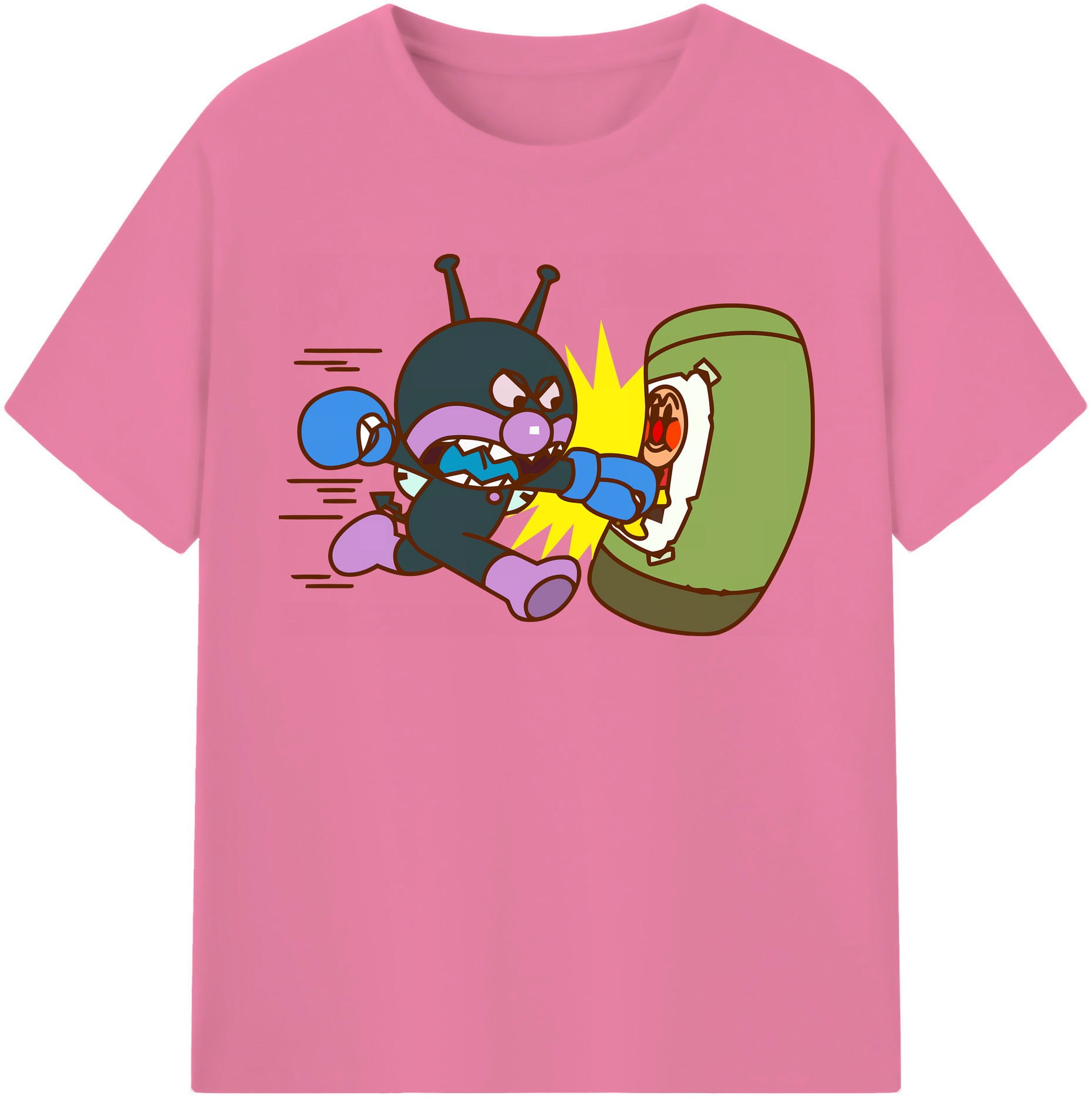 （画像用） アンパンマン Anpanman 綿100％半袖Tシャツ（フロントプリント）